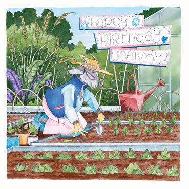 ECR107 - Happy Birthday Nanny Greeting Card (6 Cards)