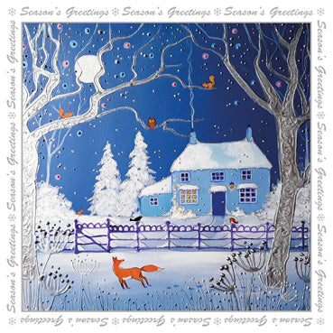 LXM139 - Winter Cottage Christmas Pack (5 cards in pack - 1 unit = 3 packs)