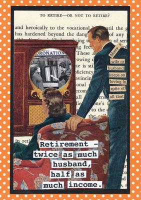 57CL29 - Twice as Much Husband Retirement Card