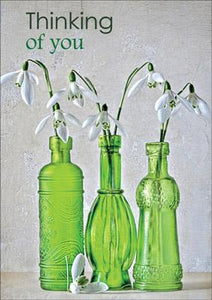 57FP01 - Thinking of You (Snowdrops) Greeting Card