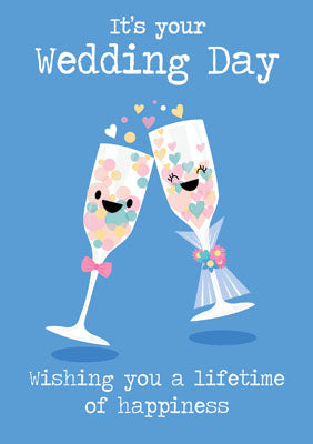 57MG16 - It's your Wedding Day Greeting Card