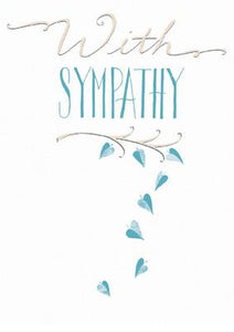 57SB17 - With Sympathy (Petals) Greeting Card