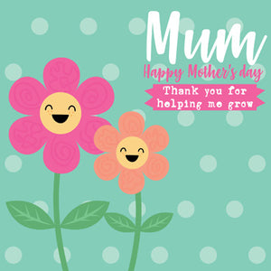 MEM111 - Helping Me Grow Mothers Day Card (6 Cards)