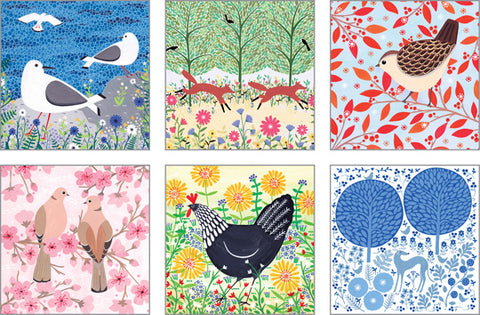 NC-SSH501 - Sian Summerhayes Notecard Pack  (3 Packs of 6 cards))