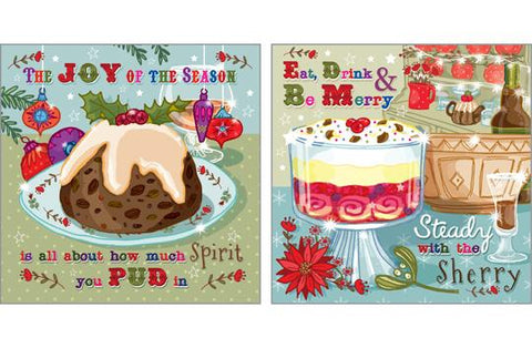 NC-XM514 - Life is Sweet Christmas Notecard Pack  (3 Packs of 6 cards)