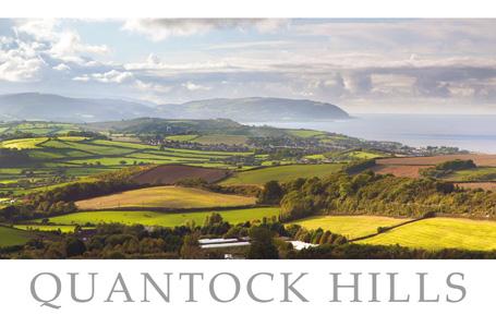 PST556 - Quantock Hills Somerset Postcard