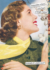 57AT40 - Bright Future Dark Past Greeting Card (6 Cards)