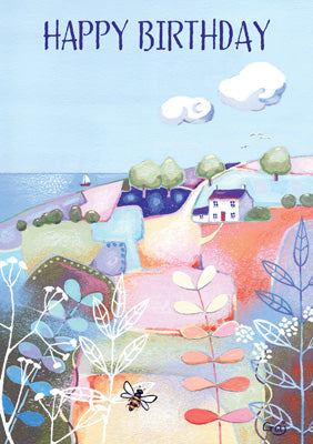 57PG11 - Coastal Birthday Card (6 Cards)