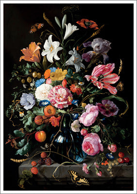 57TC03 - Vase of Flowers (Jan Davidsz de Heem) Greeting Card (6 Cards)