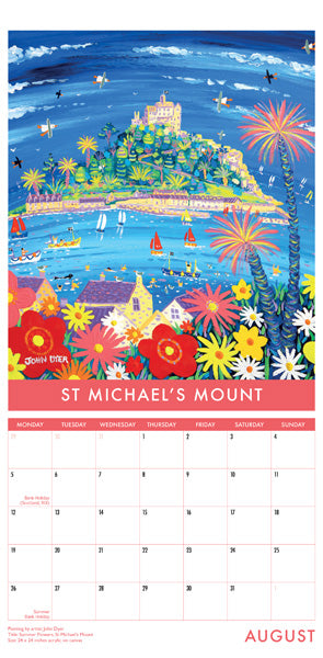 CAL934 - Cornwall Art Calendar 2024 (Narrow format)