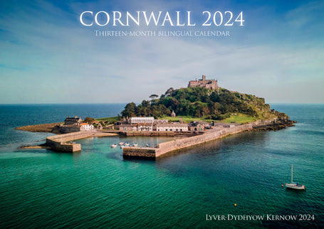 CAL936 - Cornwall/Kernow Bilingual Photographic Calendar 2024