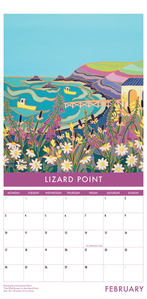 CAL937 - Cornwall Art Calendar 2025 (Narrow format)