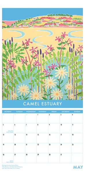 CAL937 - Cornwall Art Calendar 2025 (Narrow format)