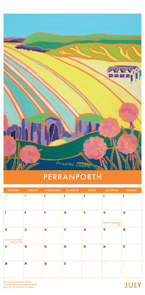 CAL937 - Cornwall Art Calendar 2025 (Narrow format)