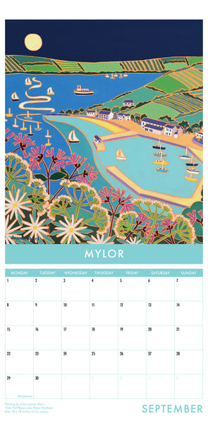 CAL937 - Cornwall Art Calendar 2025 (Narrow format)