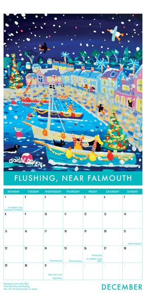 CAL937 - Cornwall Art Calendar 2025 (Narrow format)