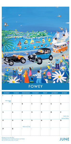 CAL940 - John Dyer Cornwall Calendar 2026 (Narrow)