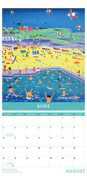 CAL940 - John Dyer Cornwall Calendar 2026 (Narrow)