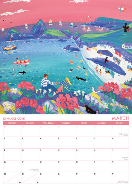 CAL941 - John Dyer Gallery Cornwall Calendar 2026