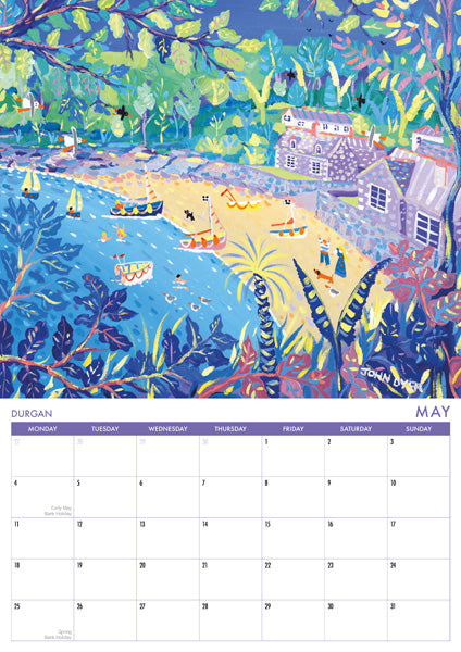 CAL941 - John Dyer Gallery Cornwall Calendar 2026