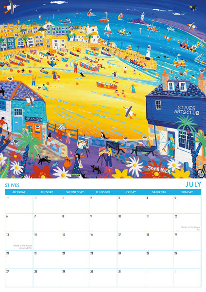 CAL941 - John Dyer Gallery Cornwall Calendar 2026