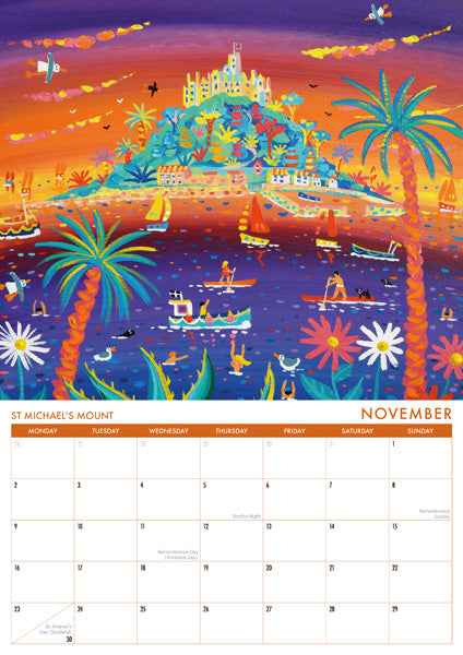 CAL941 - John Dyer Gallery Cornwall Calendar 2026