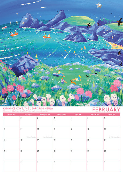 CAL942 - John Dyer Cornwall Calendar 2027