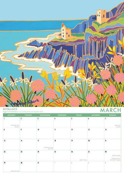 CAL942 - John Dyer Cornwall Calendar 2027