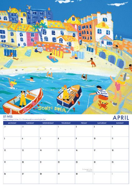CAL942 - John Dyer Cornwall Calendar 2027