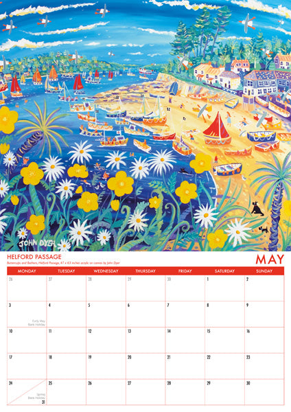 CAL942 - John Dyer Cornwall Calendar 2027