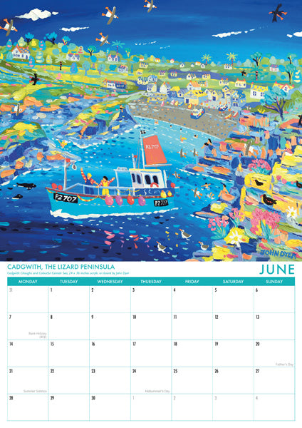 CAL942 - John Dyer Cornwall Calendar 2027