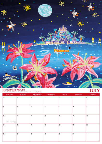 CAL942 - John Dyer Cornwall Calendar 2027