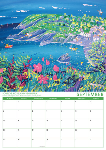 CAL942 - John Dyer Cornwall Calendar 2027