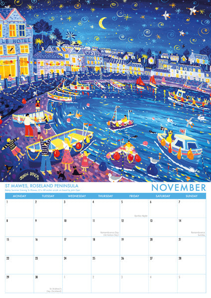 CAL942 - John Dyer Cornwall Calendar 2027