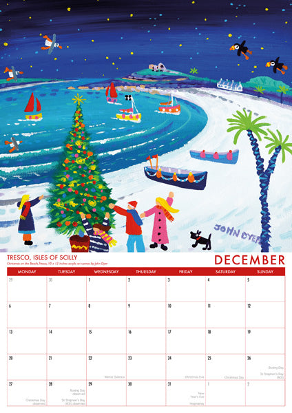 CAL942 - John Dyer Cornwall Calendar 2027