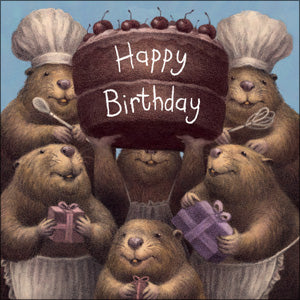 CT101 - Birthday Beavers (6 Cards)