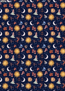 GW-ANG768 - Zodiac Gift Wrap (6 folded sheets individually packaged with tags)
