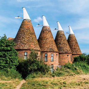 L434 - Oast Houses at Ickham, Kent Greeting Card (6 Cards)