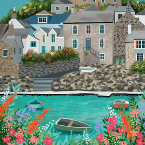 LIA111 - Mousehole Greeting Card (6 Cards)