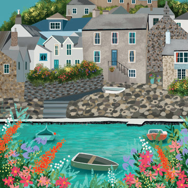 LIA111 - Mousehole Greeting Card (6 Cards)