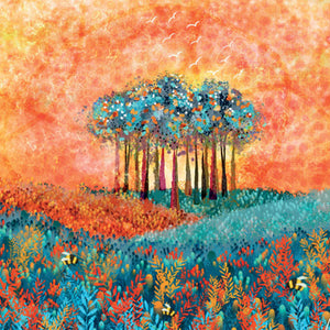 LIA118 - Nearly Home Trees Greeting Card (6 Cards)
