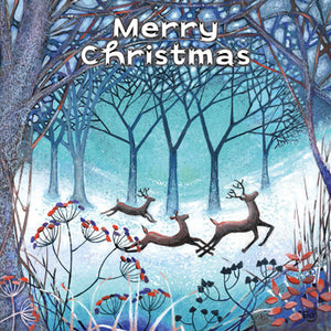 LXM150 - Dancing Deer Christmas Pack (5 Cards) (1 unit = 3 packs)