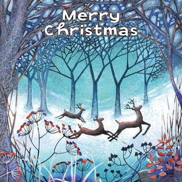 LXM150 - Dancing Deer Christmas Pack (5 Cards) (1 unit = 3 packs)