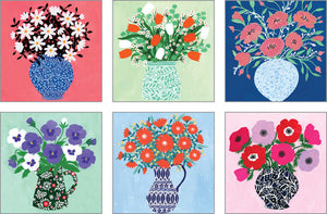 NC-SSH503 - Sian Summerhayes Bouquets Notecard pack (1 unit = 3 packs)