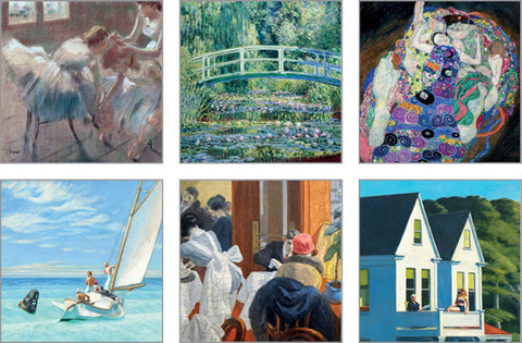 NC-TC501 - Classic Art Notecard Pack (3 Packs per unit)