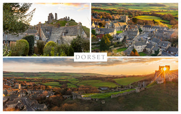 PDR555 - Corfe Castle Postcard (1 unit = 25 postcards)