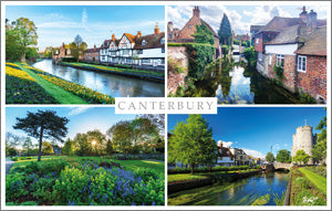 PKT505 - Canterbury Montage Postcard (1 Unit = 25 PCs)