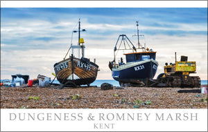 PKT517 - Fishing Boats at Dungeness Postcard (1 Unit = 25 PCs)