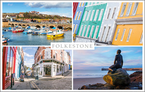 PKT520 - Around Folkestone Postcard (1 unit = 25 PCs)