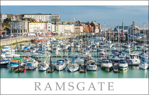 PKT534 - Ramsgate Royal Harbour Marina Postcard (1 Unit = 25PCs)